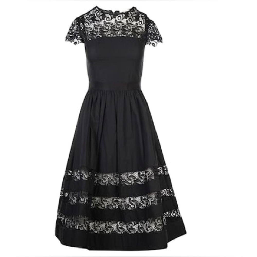 Alice + Olivia Mallie Lace Dress Size 2 - Picture 2 of 9
